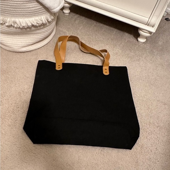 Authentic San Francisco Black and Brown Tote - Picture 2 of 5